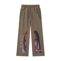 Snow Washed Saint Lisa Tape Raw  Sweatpants