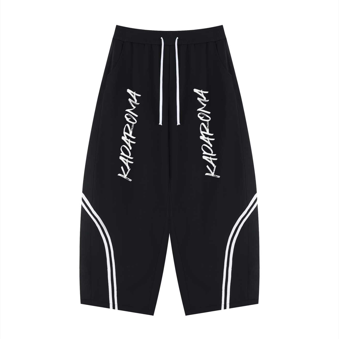 Kaparoma Wide Leg Piping Sweatpants